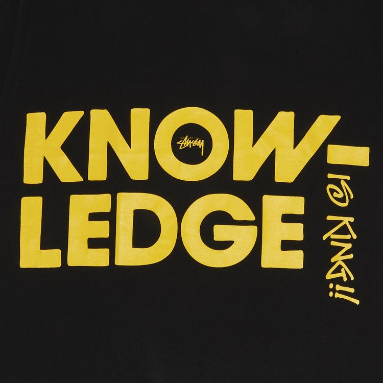 Stussy Big Knowledge Tee Black