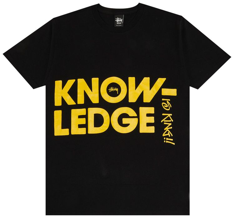 Stussy Big Knowledge Tee Black