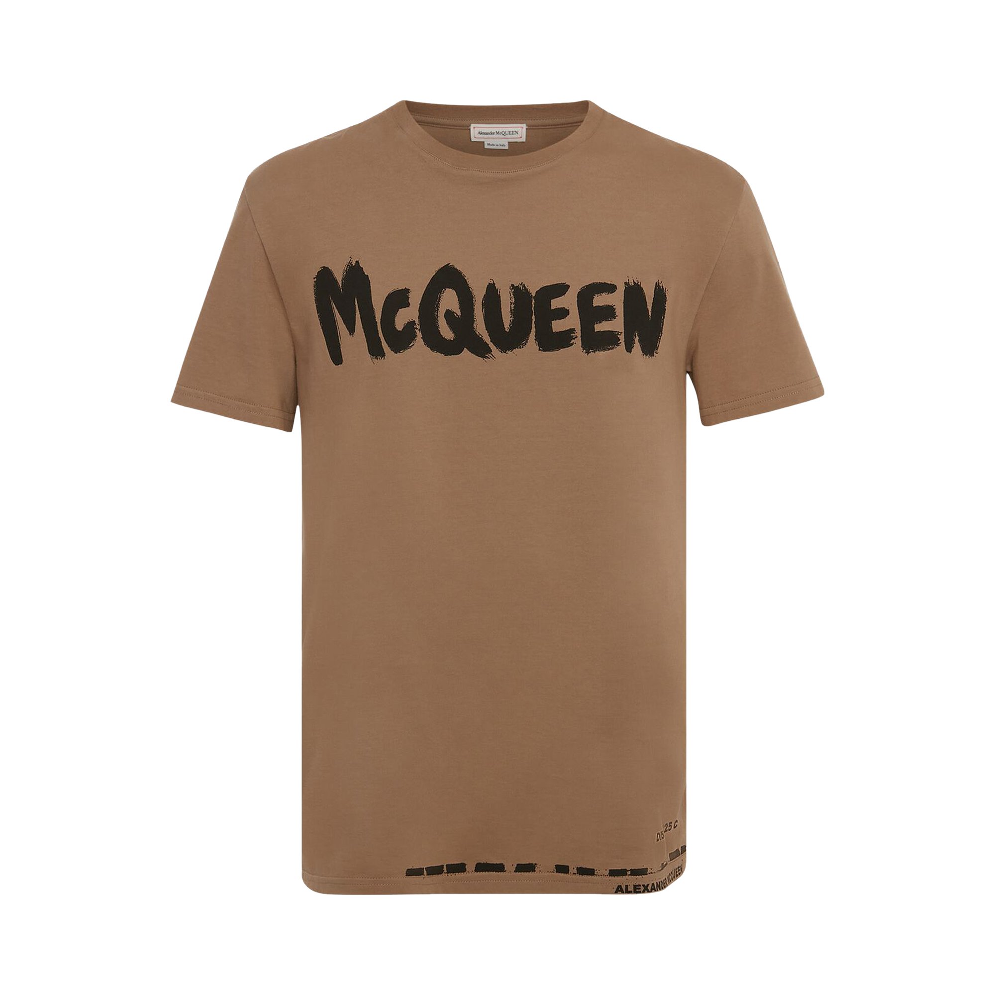 Alexander McQueen Graffiti Print T-Shirt 'Beige/Mix'