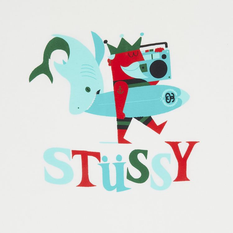 Stussy King Surfer Tee White