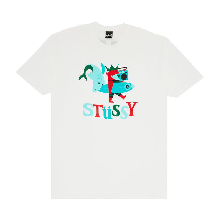 Stussy King Surfer Tee White