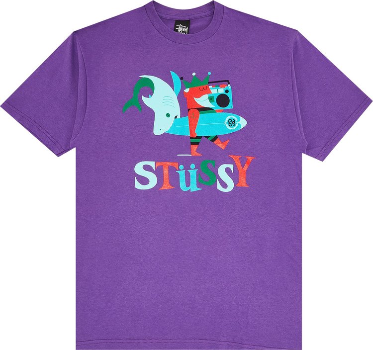 Stussy King Surfer Tee 'Purple'