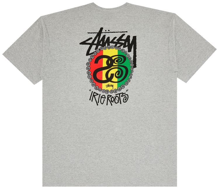 Stussy Irie Roots Tee Grey Heather