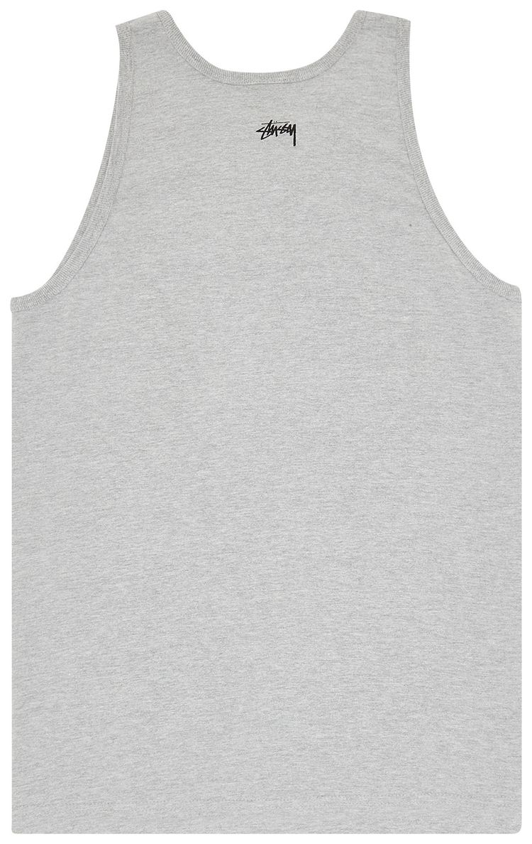 Stussy Jumbo Skull Tank Grey Heather