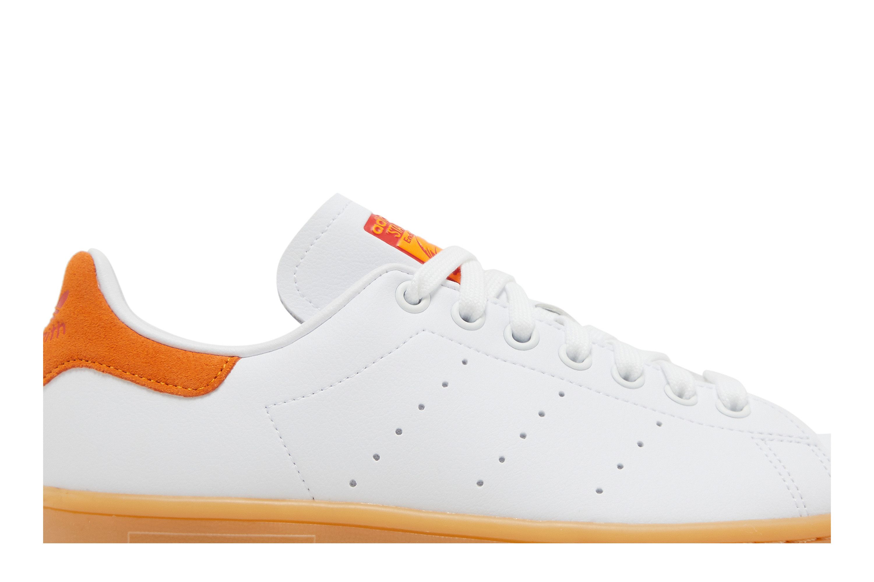 Buy Adidas Stan Smith 'White Orange Gum' - GW0487 | GOAT