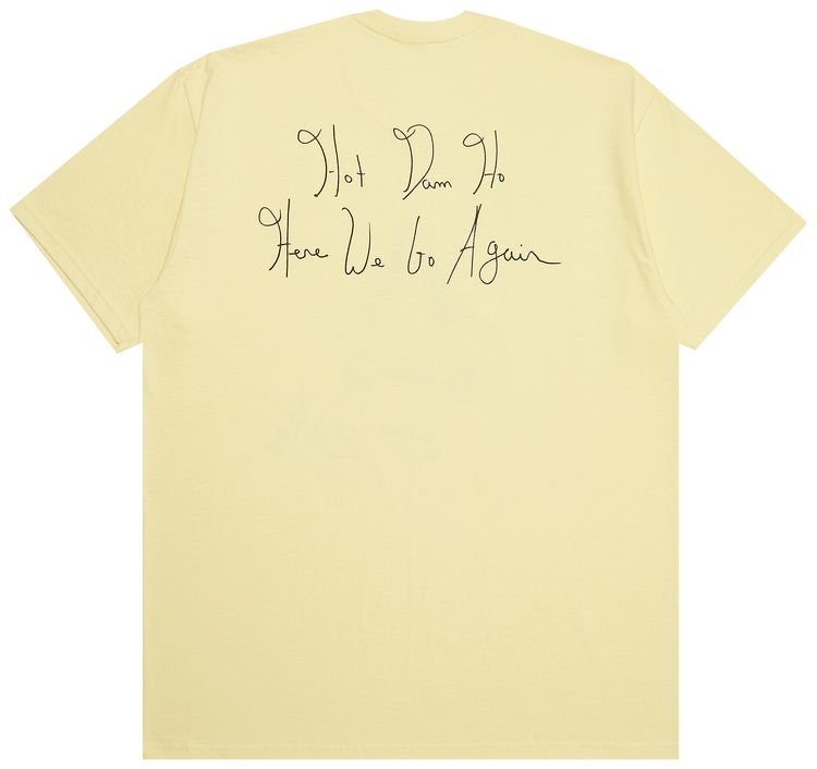 Supreme Lil Kim Tee Pale Yellow