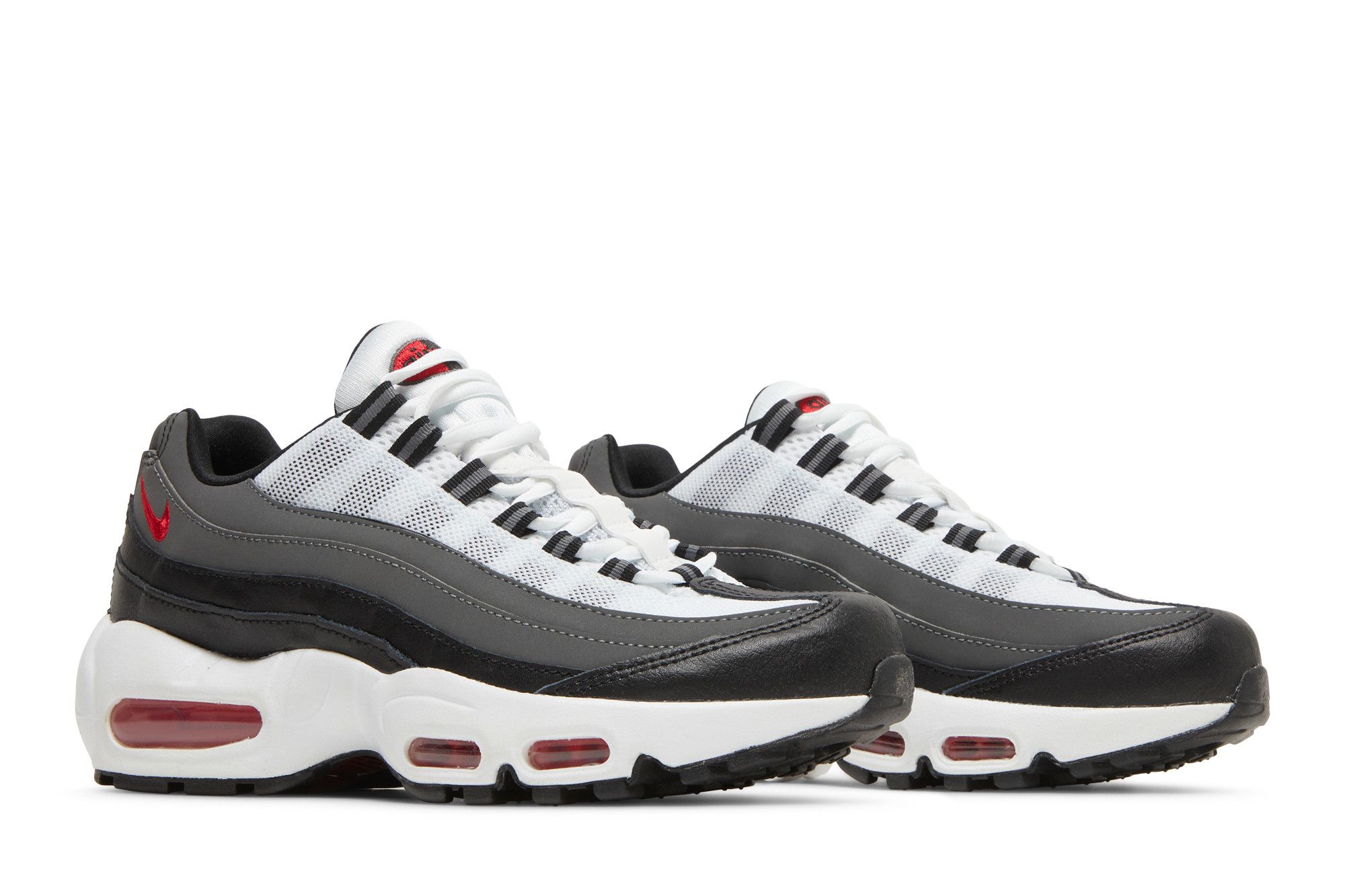 air max 95 iron grey university red