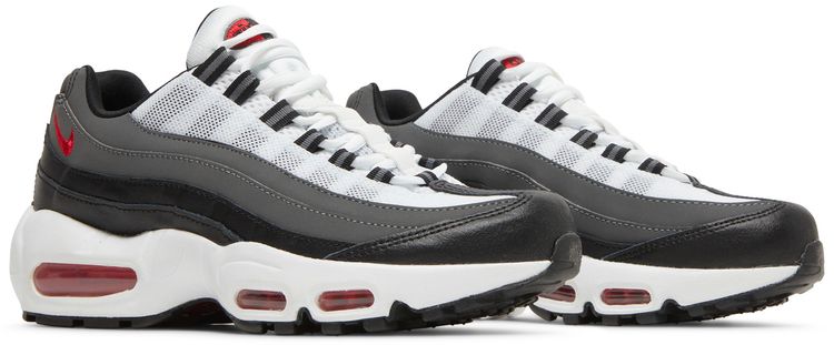Air Max 95 Recraft GS Iron Grey University Red