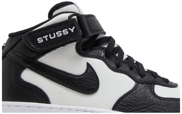 Stussy x Nike Air Force 1 Mid Black White