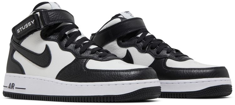 Stussy x Nike Air Force 1 Mid Black White