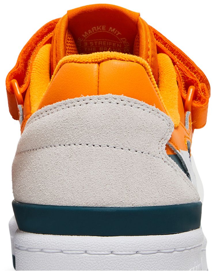 Adidas Forum Low Premium White Crew Orange Teal