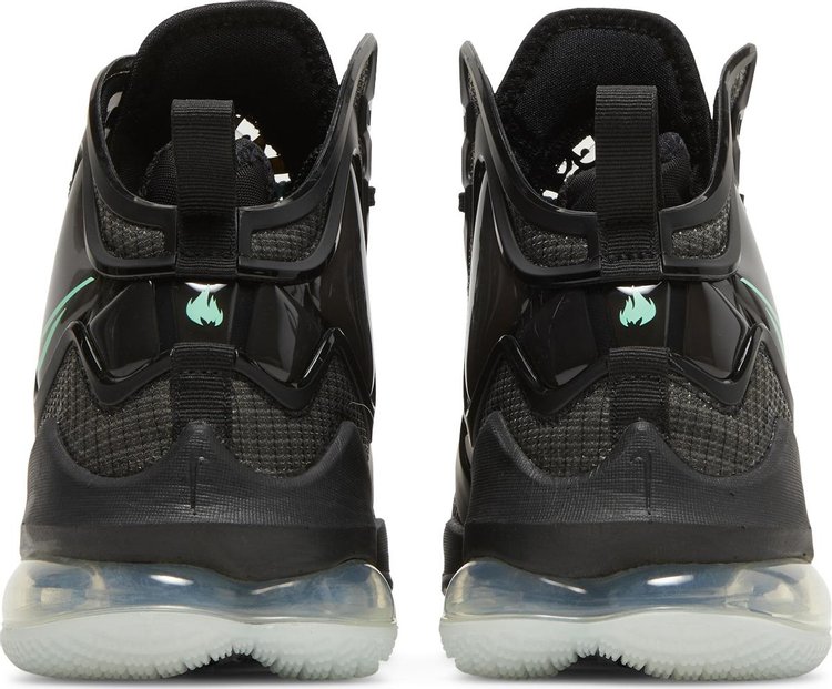 LeBron 19 Black Green Glow