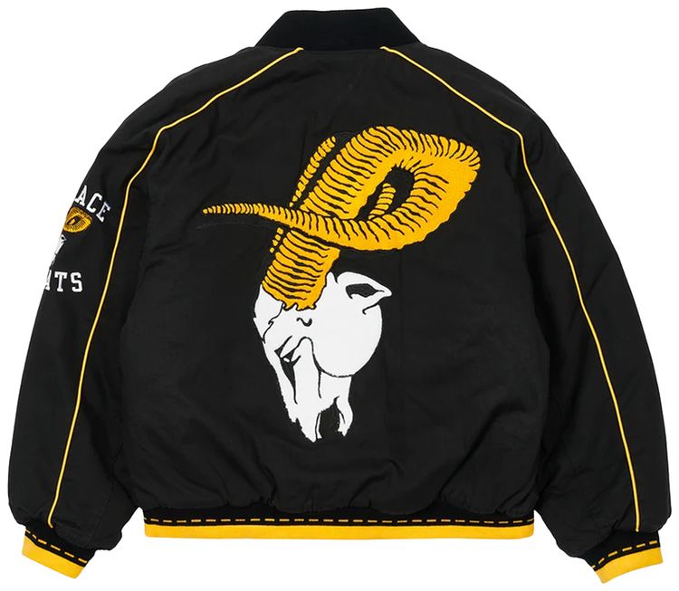 Palace Goats Varsity Jacket Black