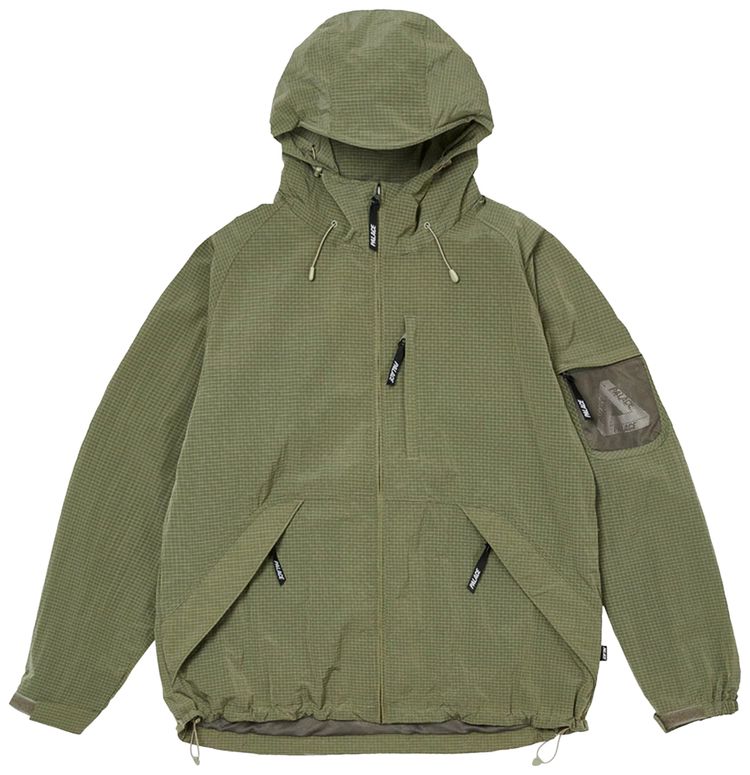 Palace Cripstop Grid Jacket Olive