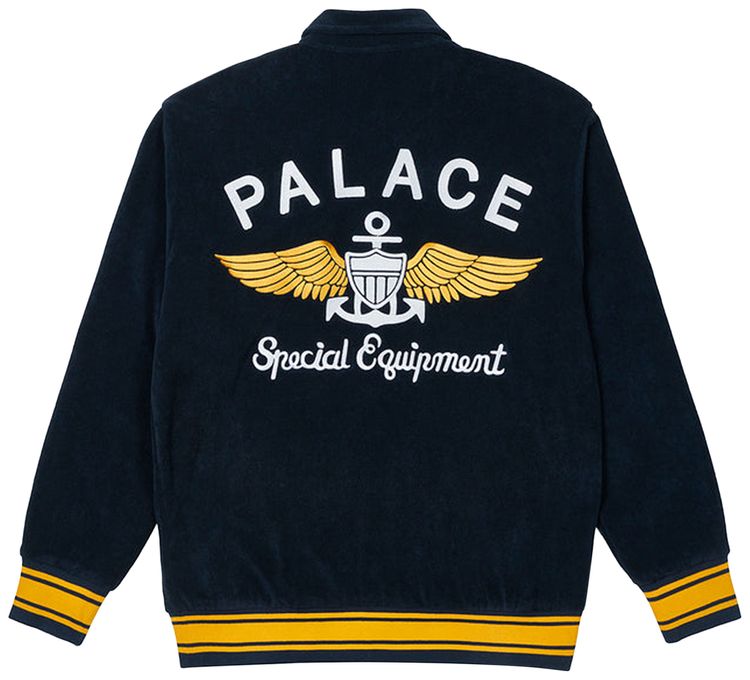 Palace Towelling Jacket Navy