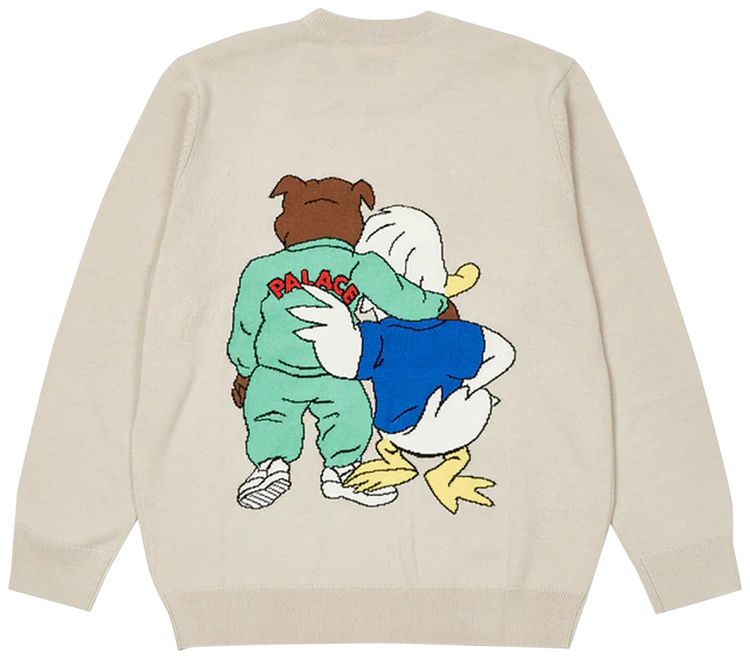 Palace Dog And Duck Knit Cream
