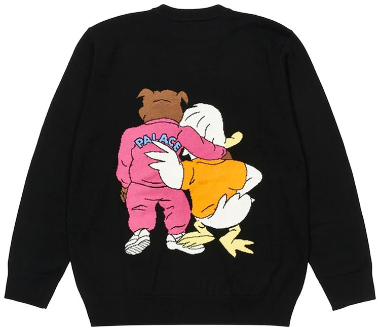 Palace Dog And Duck Knit Black