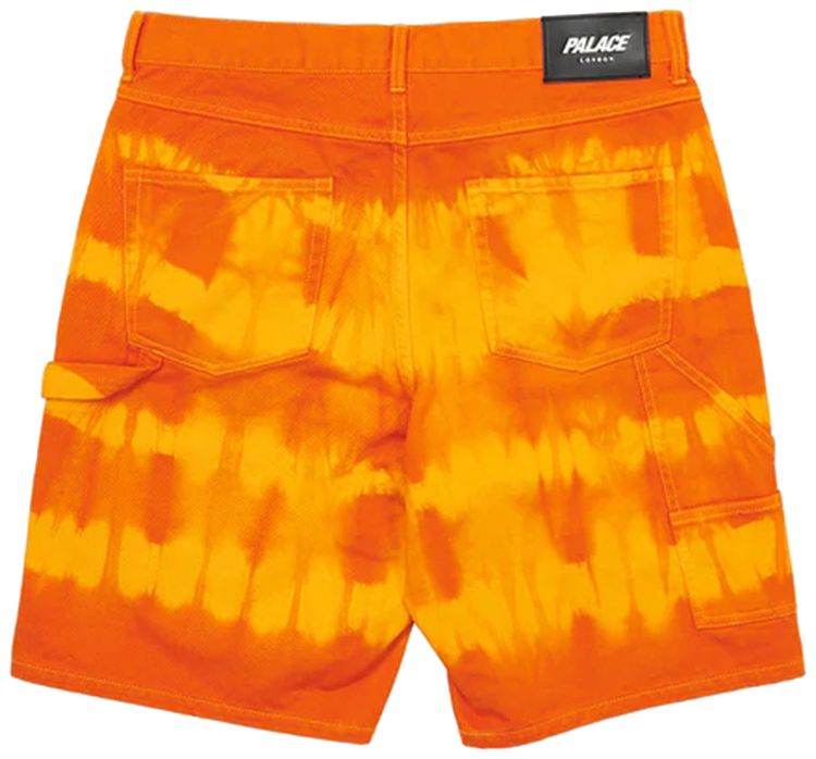 Palace Tie Dye Shorts Orange