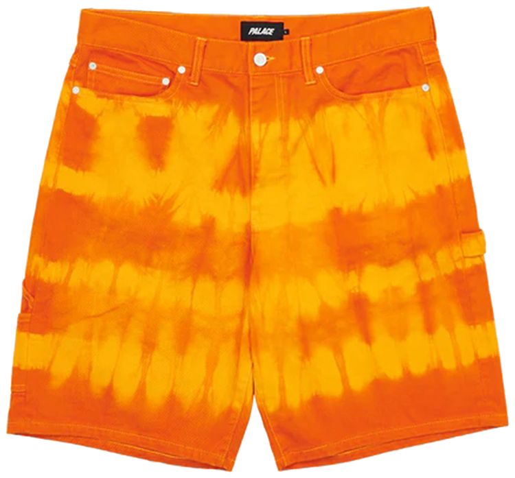 Palace Tie Dye Shorts Orange