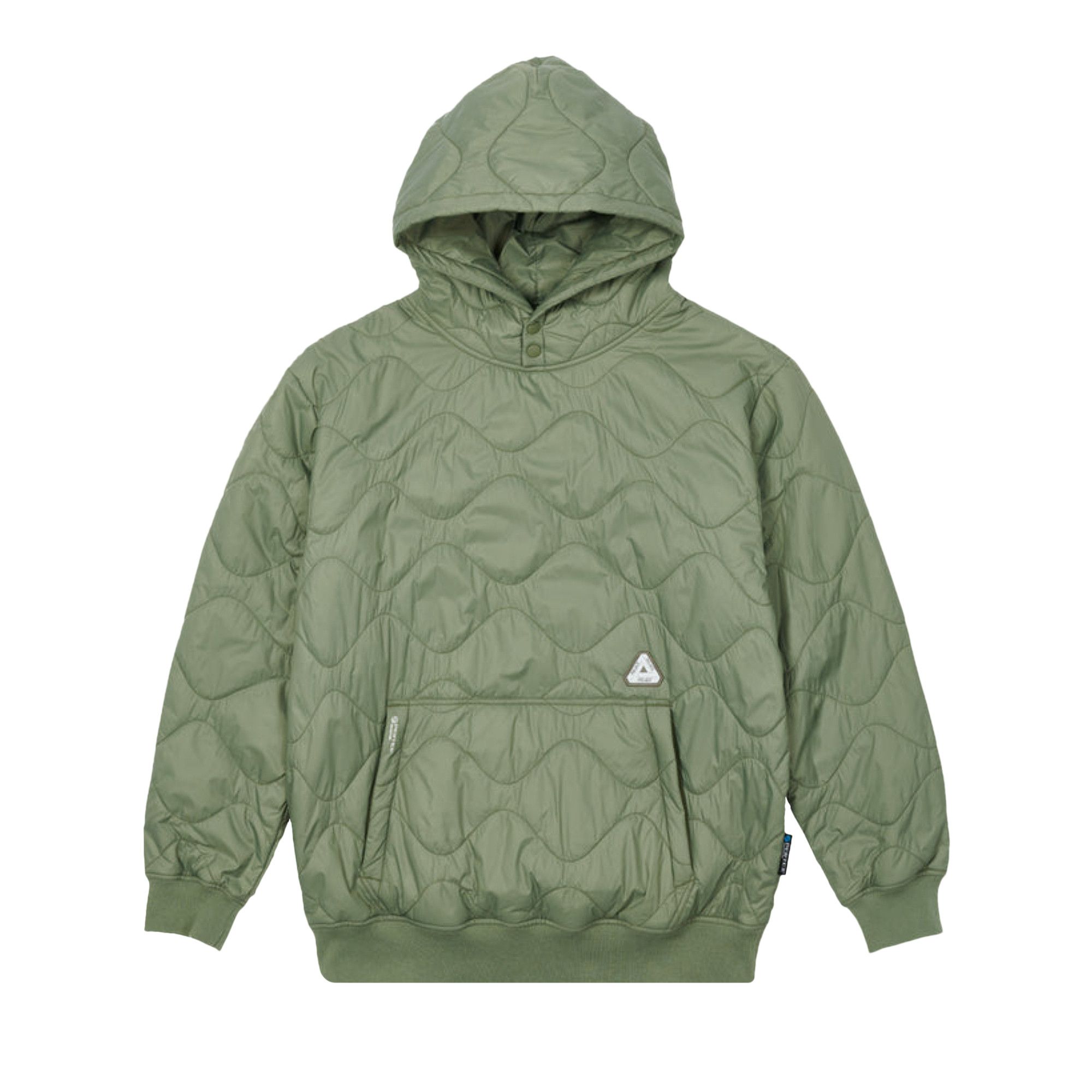 Buy Palace Pertex Quilter Hood 'Olive' - P22CS127 | GOAT