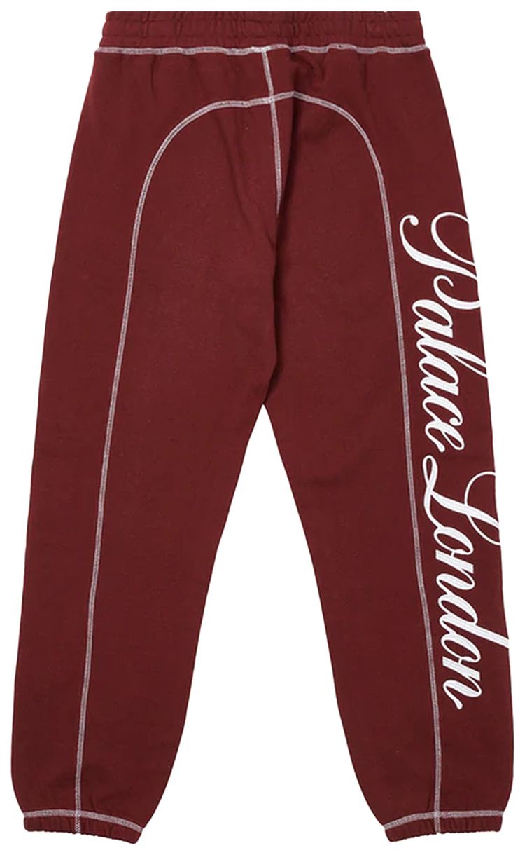 Palace Chain Stitch Joggers Cherry
