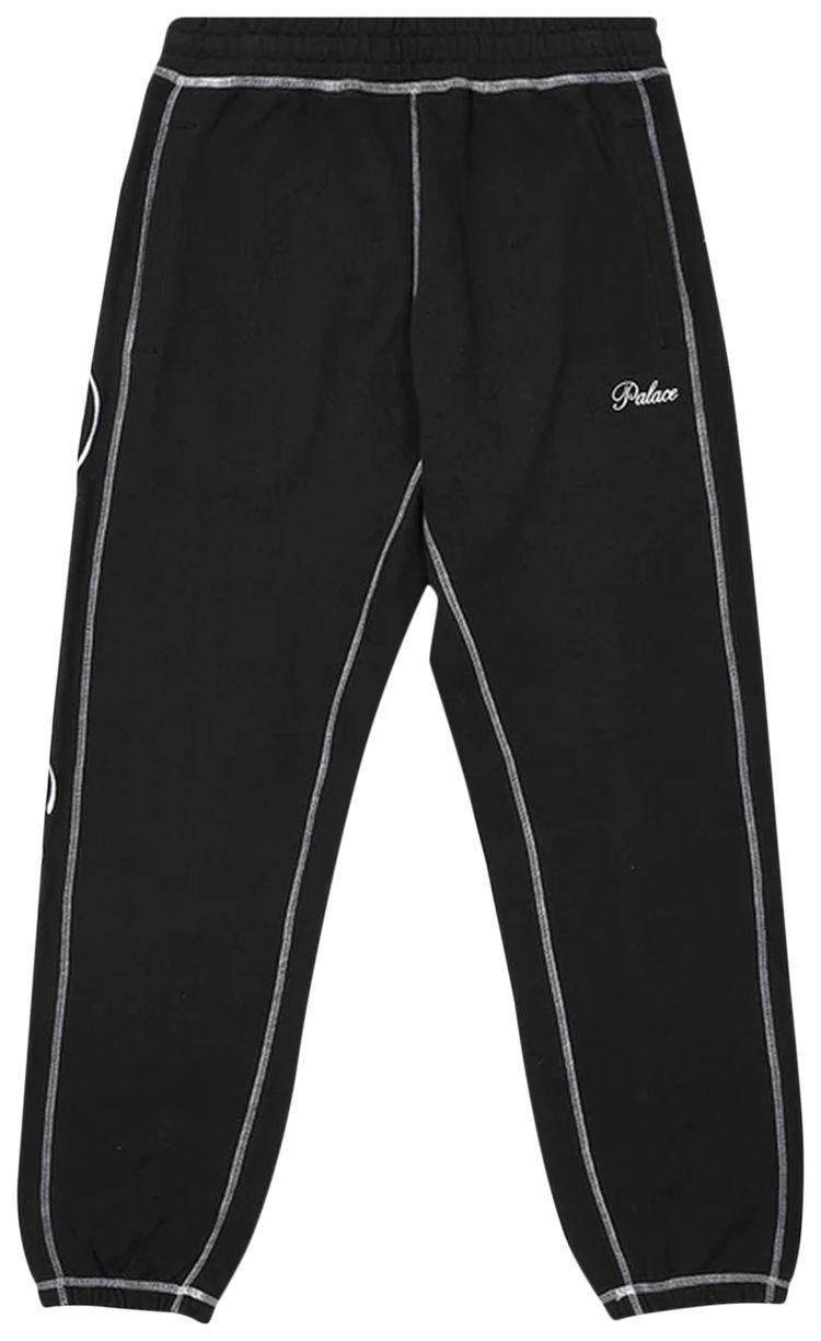 Palace Chain Stitch Joggers Black