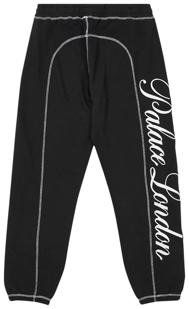 Palace Chain Stitch Joggers Black