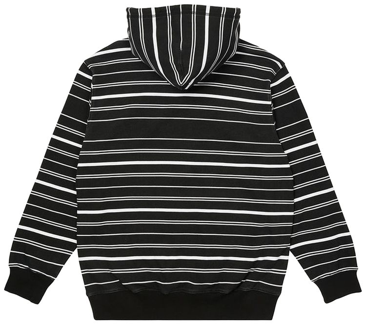 Palace Printed Stripe Hood Black