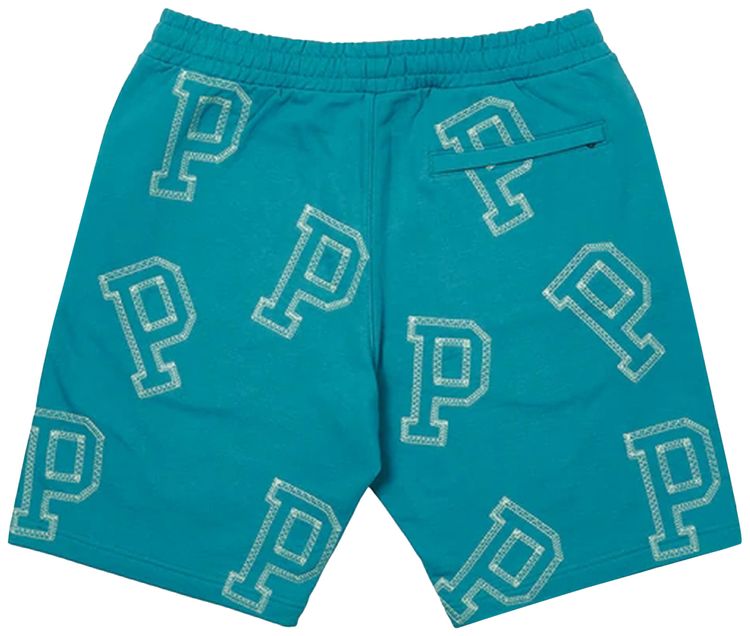 Palace Multi P Sweat Shorts Teal