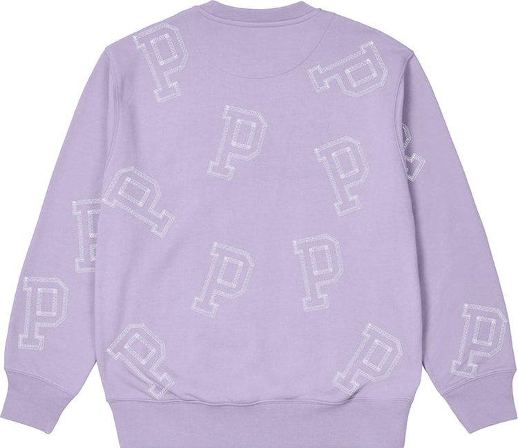 Palace Multi P Flatlock Crew Lilac