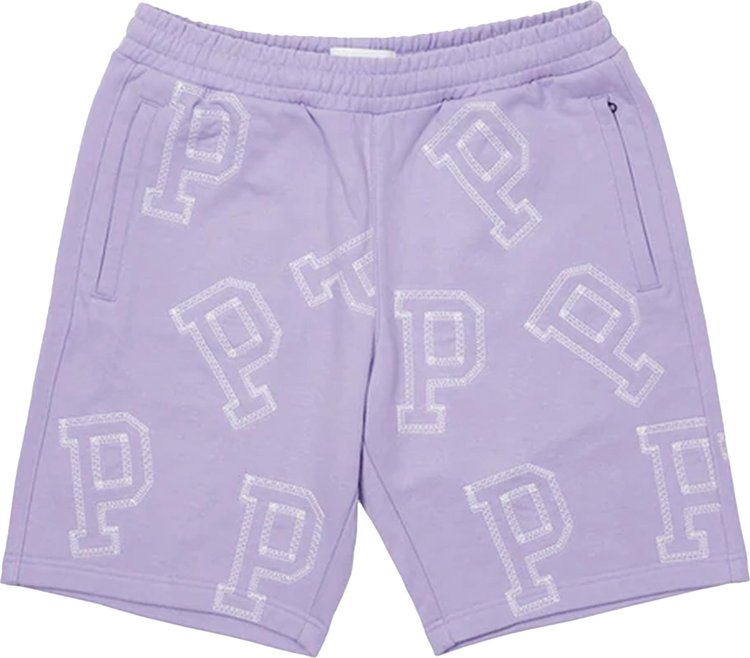 Palace Multi P Sweat Shorts 'Lilac'