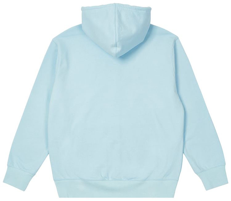 Palace Felt Letters Zip Hood Blue
