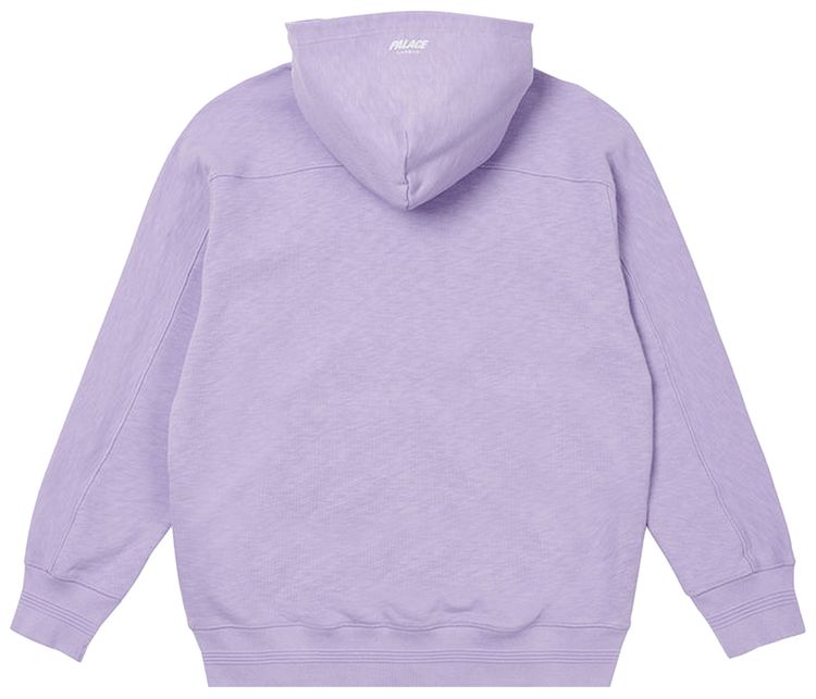 Palace Slub Zig Zag Zip Hood Violet