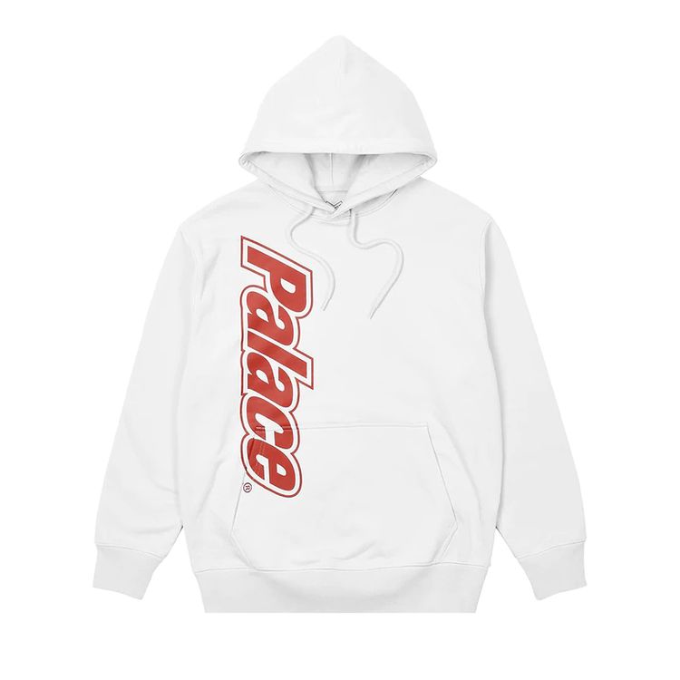 Palace Lowercase Font Hood 'White'
