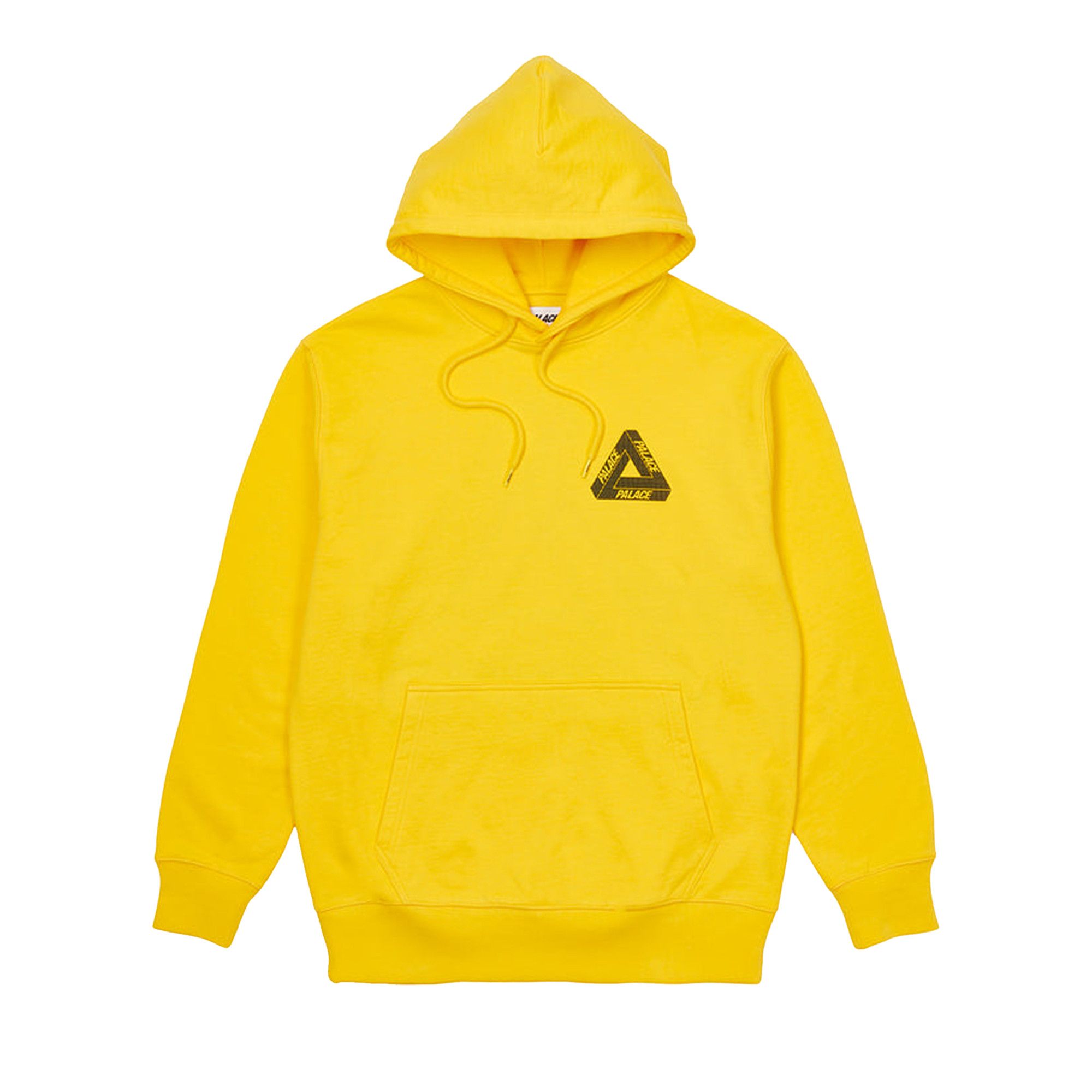 Size l Palace Tri Mesh Hood Yellow