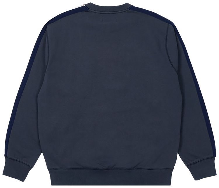 Palace Flag Stripe Crew Navy