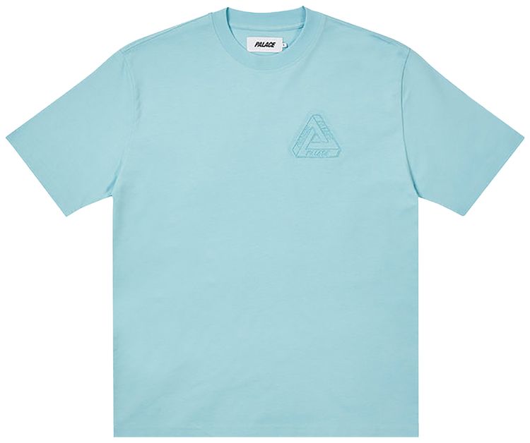 Palace Tri Ferg Embossed T Shirt Light Blue