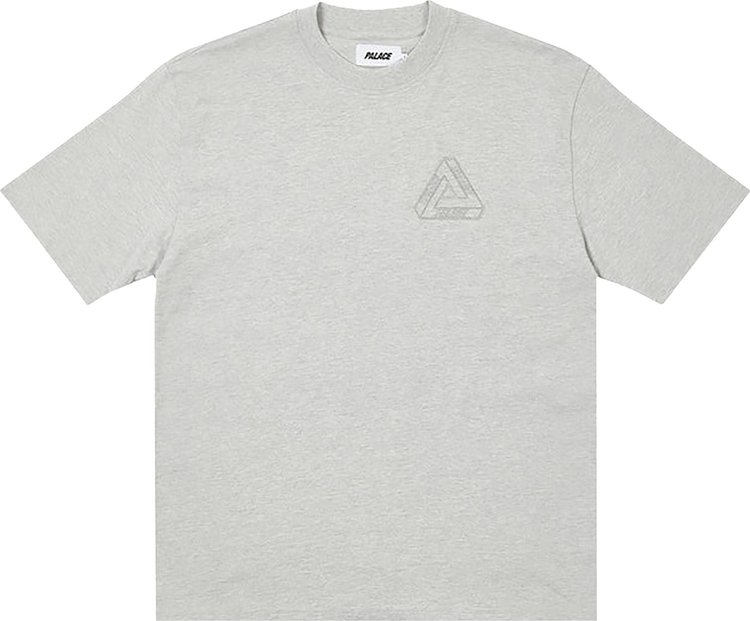 Palace Tri-Ferg Embossed T-Shirt 'Grey Marl'