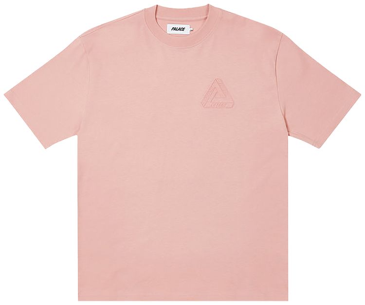 Palace Tri Ferg Embossed T Shirt Pink