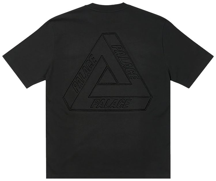 Palace Tri Ferg Embossed T Shirt Black