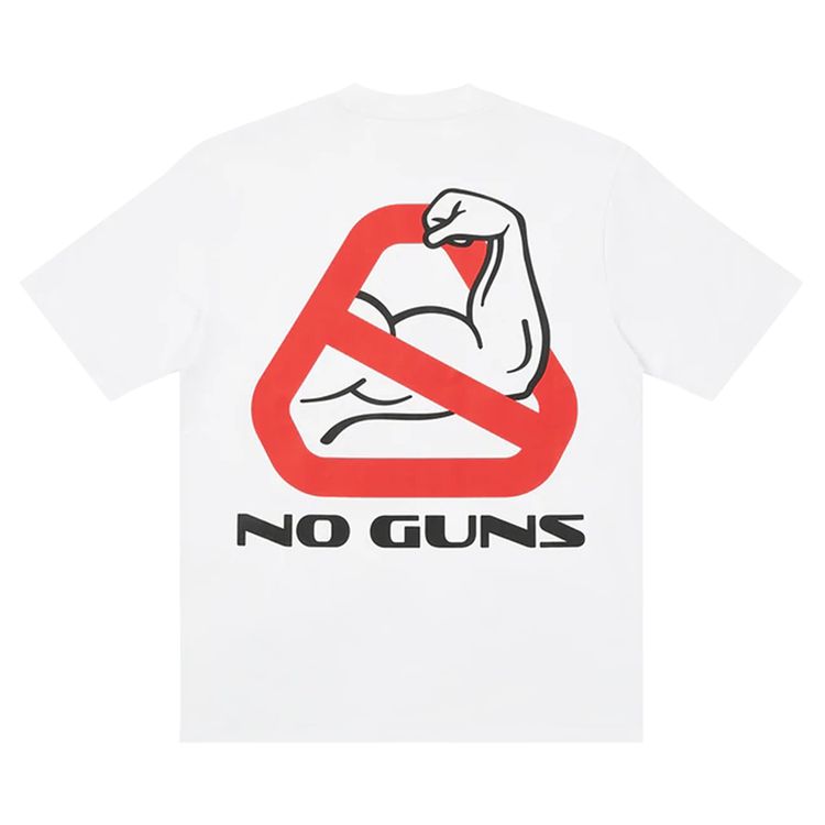 Palace Nein Guns T Shirt White