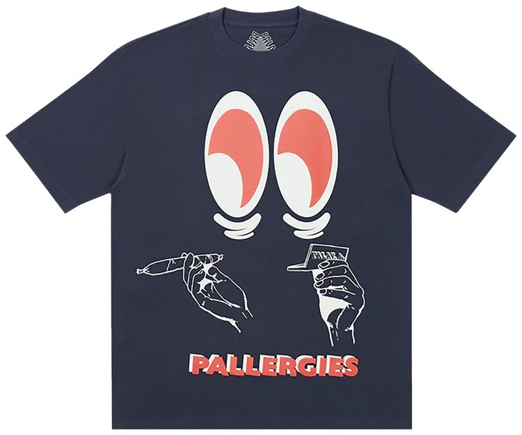Palace Pallergies T Shirt Navy