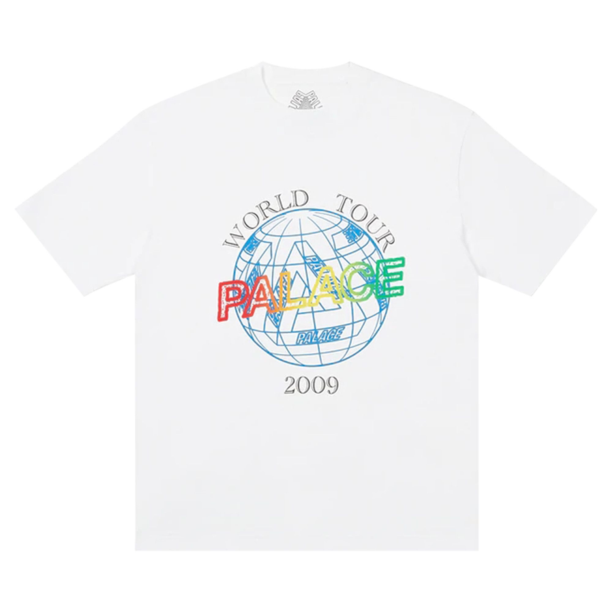 Buy Palace World Tour T-Shirt 'White' - P22TS188 | GOAT