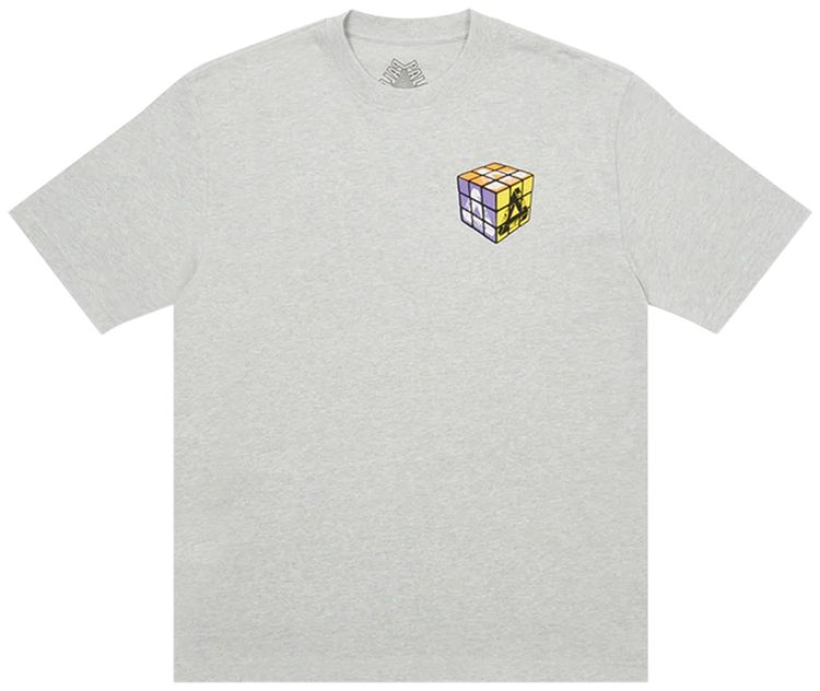 Palace DonT Be Square T Shirt Grey Marl
