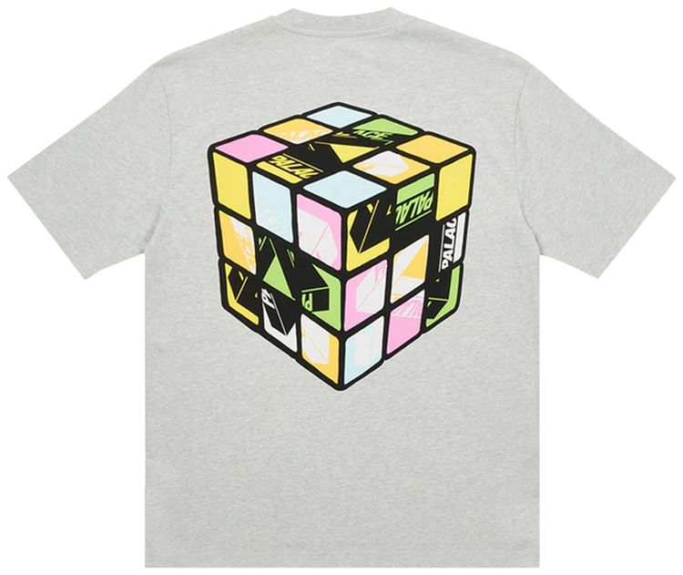 Palace DonT Be Square T Shirt Grey Marl
