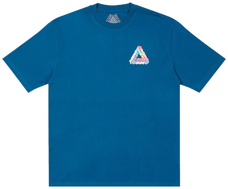 Palace Tri Visions T Shirt Blue