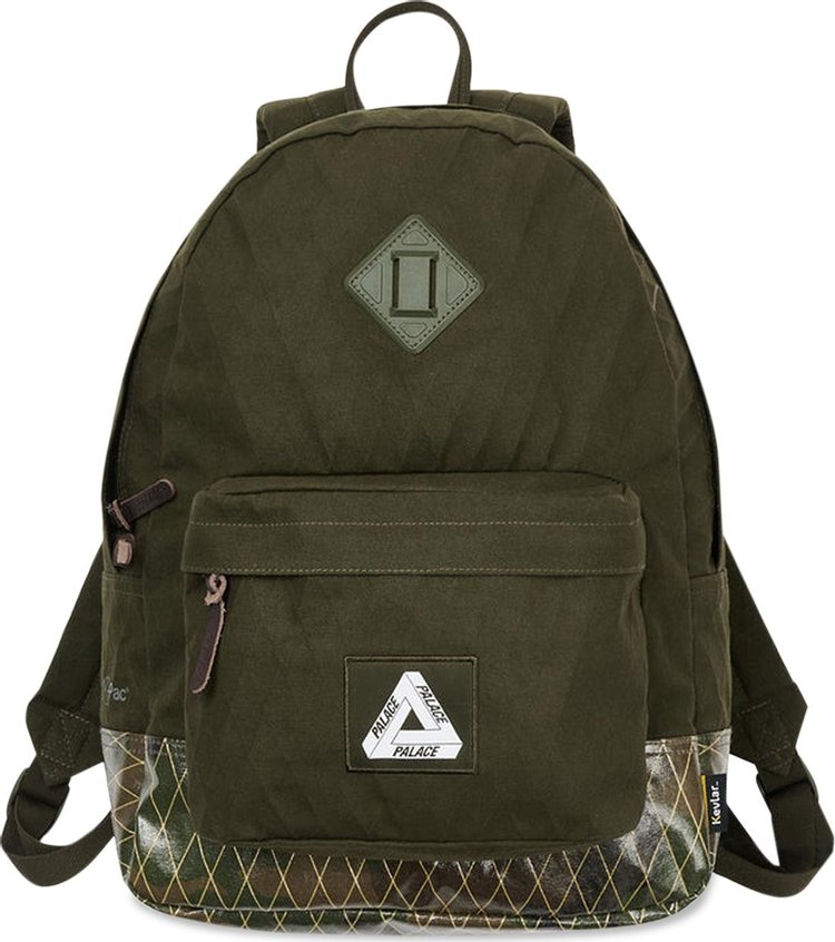 Palace X-Pac Cotton Canvas Backpack 'Olive'