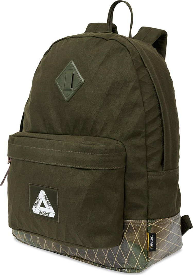 Palace X Pac Cotton Canvas Backpack Olive