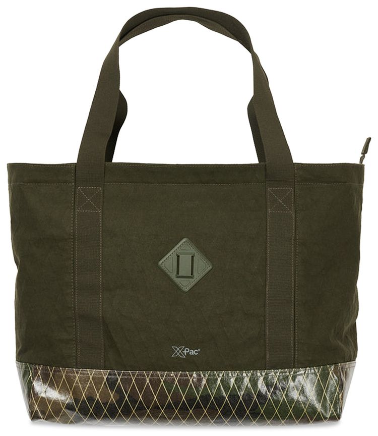Palace X Pac Cotton Canvas Shopper Bag Olive