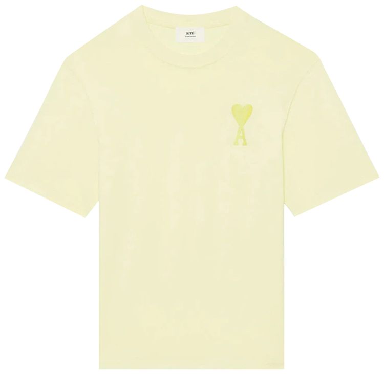 Ami De Coeur T Shirt Pale Yellow